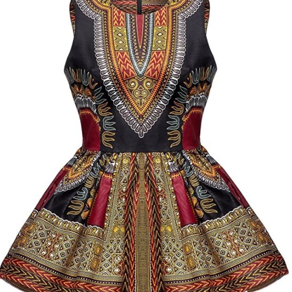 2/$25 Shenbolen Women African Print Shirt Dashiki